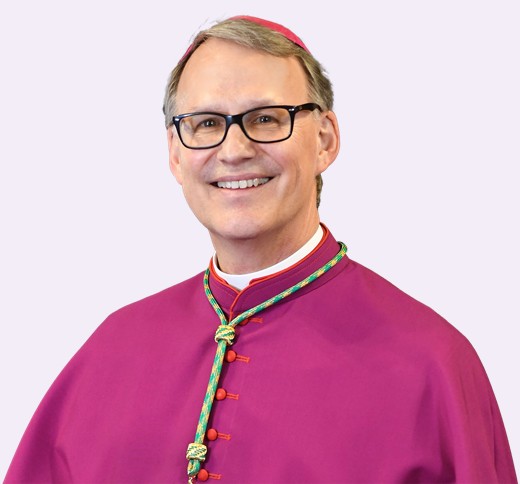 Bishop Patrick M. Neary, C.S.C.; official diocesan portrait.
