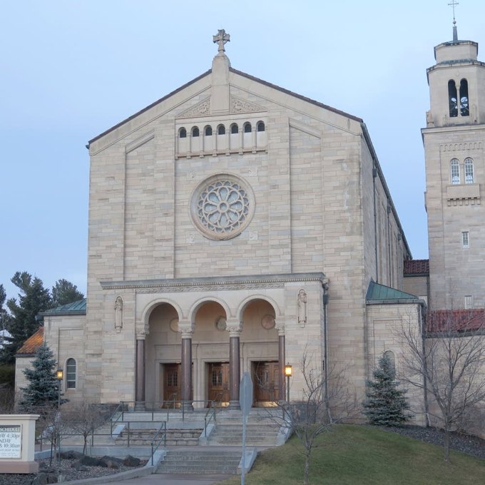 Cathedral of Our Lady of the Rosary exterior in Duluth, MPR News file photograph.